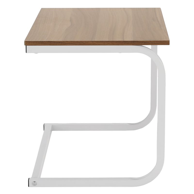 Odkladacia polica, 57cm, biela, dub natural, AVENO