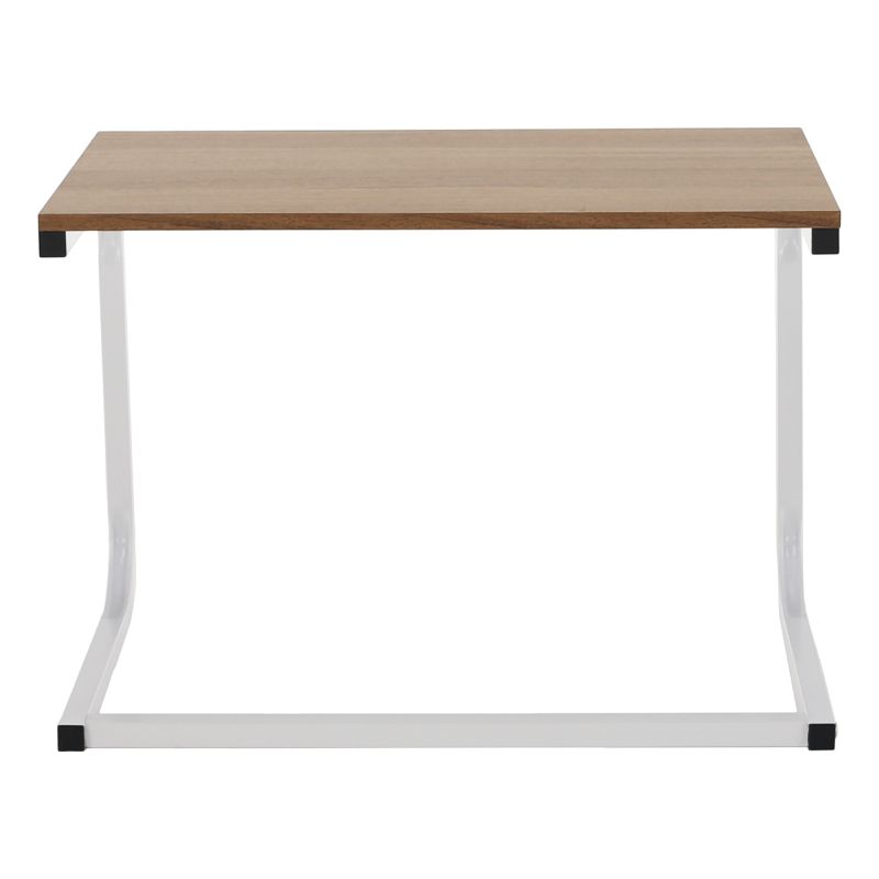 Odkladacia polica, 57cm, biela, dub natural, AVENO