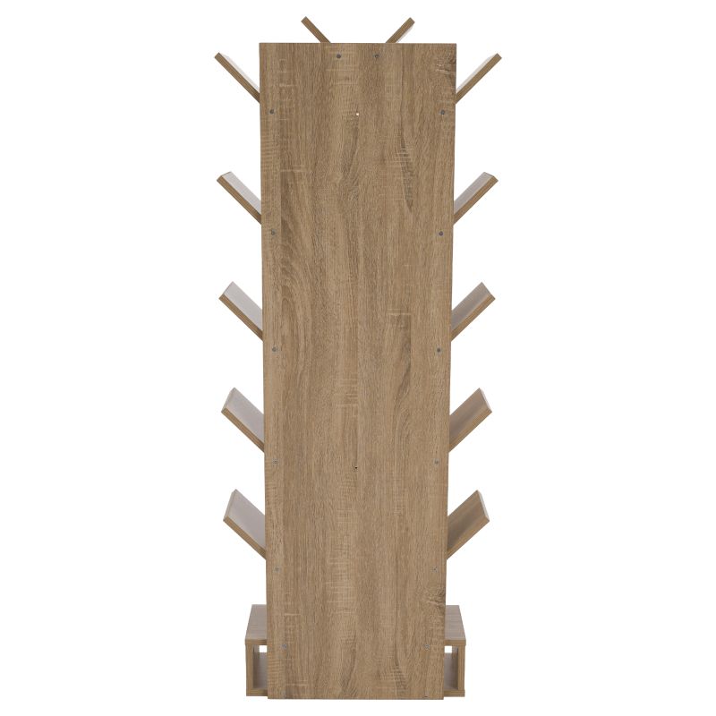 Regál, 59cm, hnedosivý dub, VEVEY