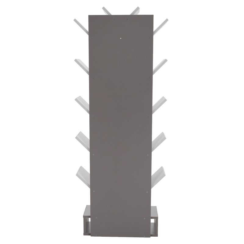 Regál, 59cm, sivý, biely, VEVEY