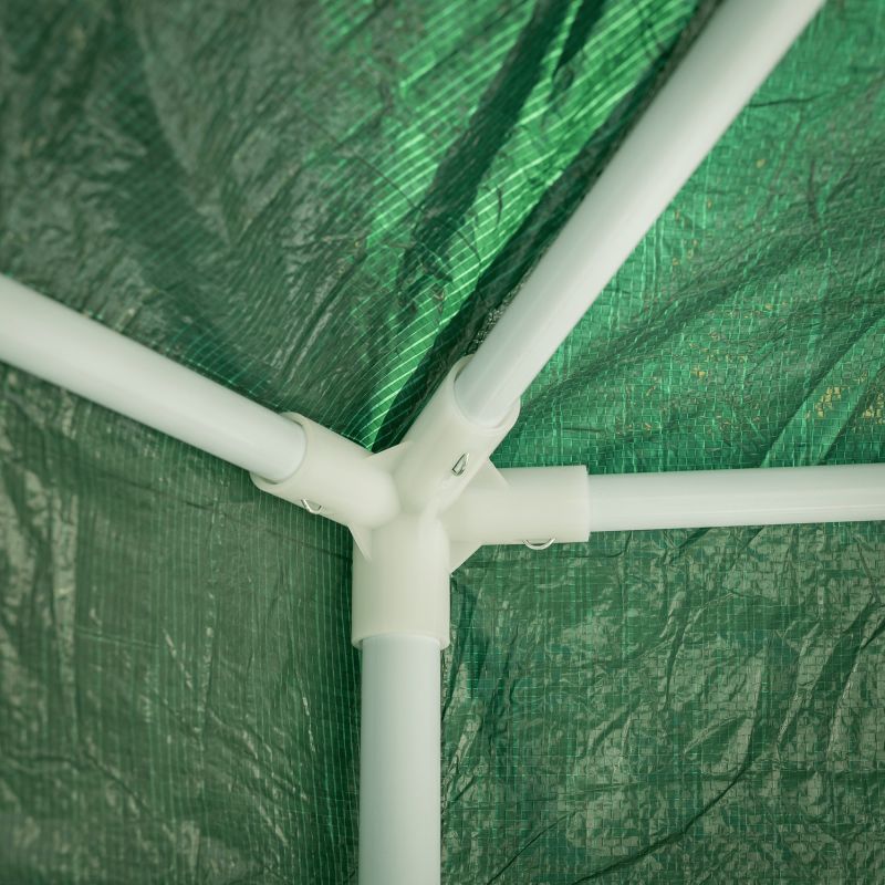 Stanový altánok do záhrady, 3,9x3,9m, zelený, RINGE TYP 1