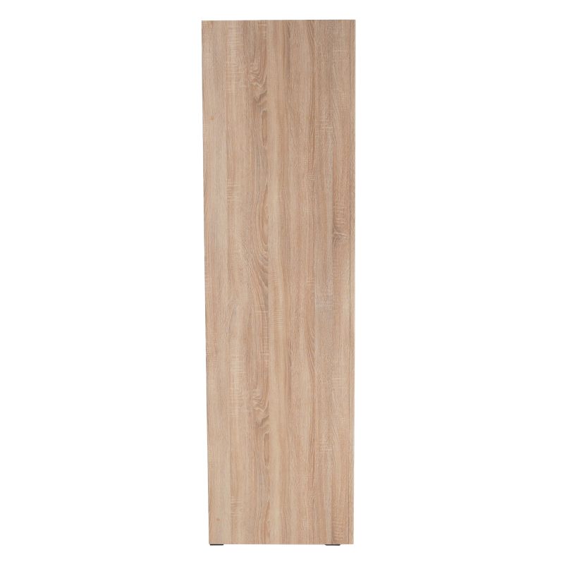 Skriňa, 180cm, kombinovaná, dub sonoma, zrkadlo, LOW