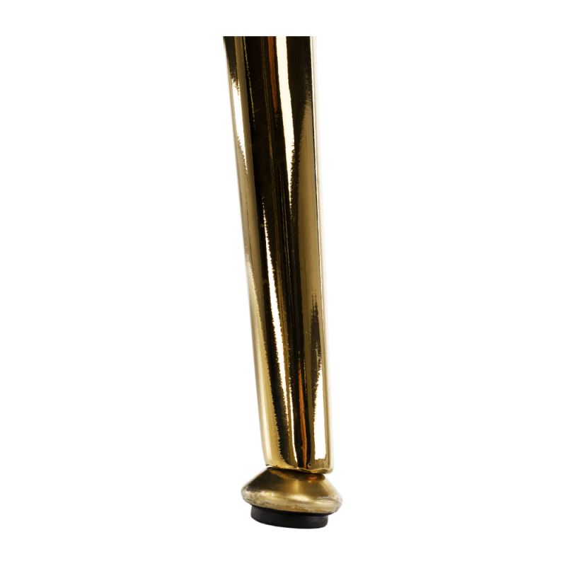 Lavica, Art-deco, nohy gold chróm, horčicová látka, NOBLIN