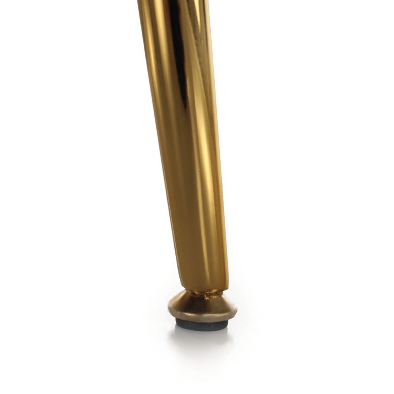 Lavica, Art-deco, nohy gold chróm, ružová látka, NOBLIN