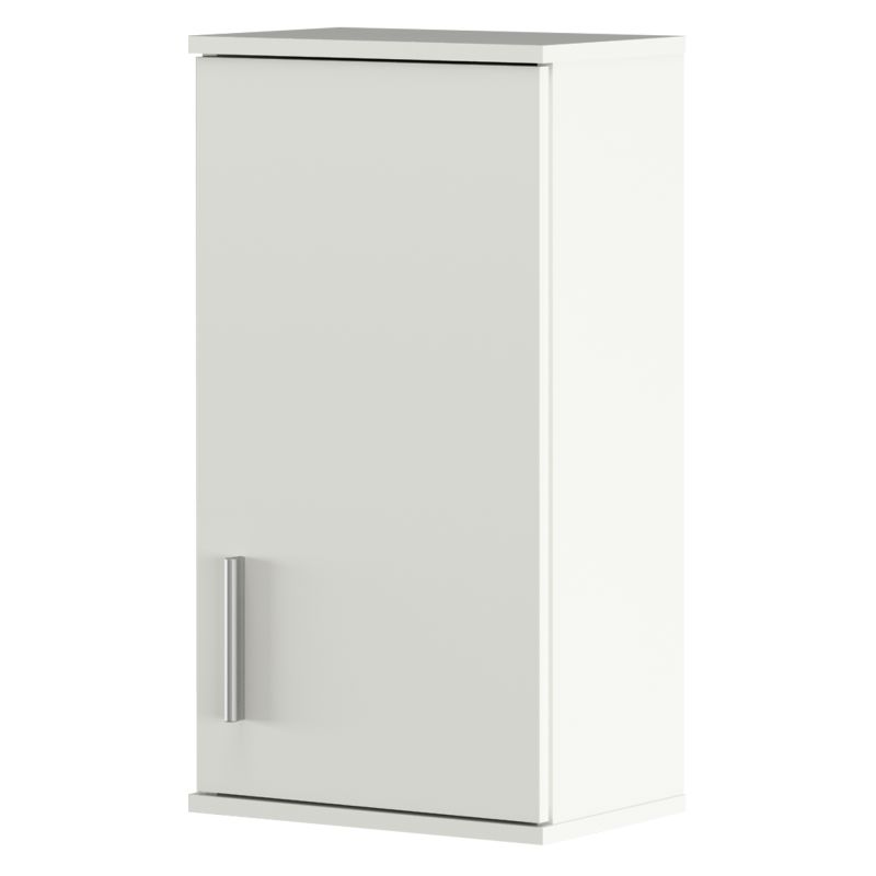 Závesná skrinka, 38cm, matná biela LESSY NEW 04