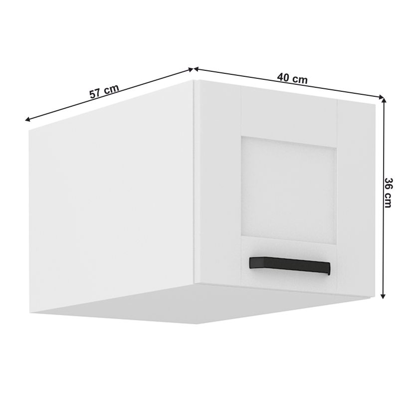 Horná skrinka, 40cm, biela, LULA 40 NAGU-36 1F