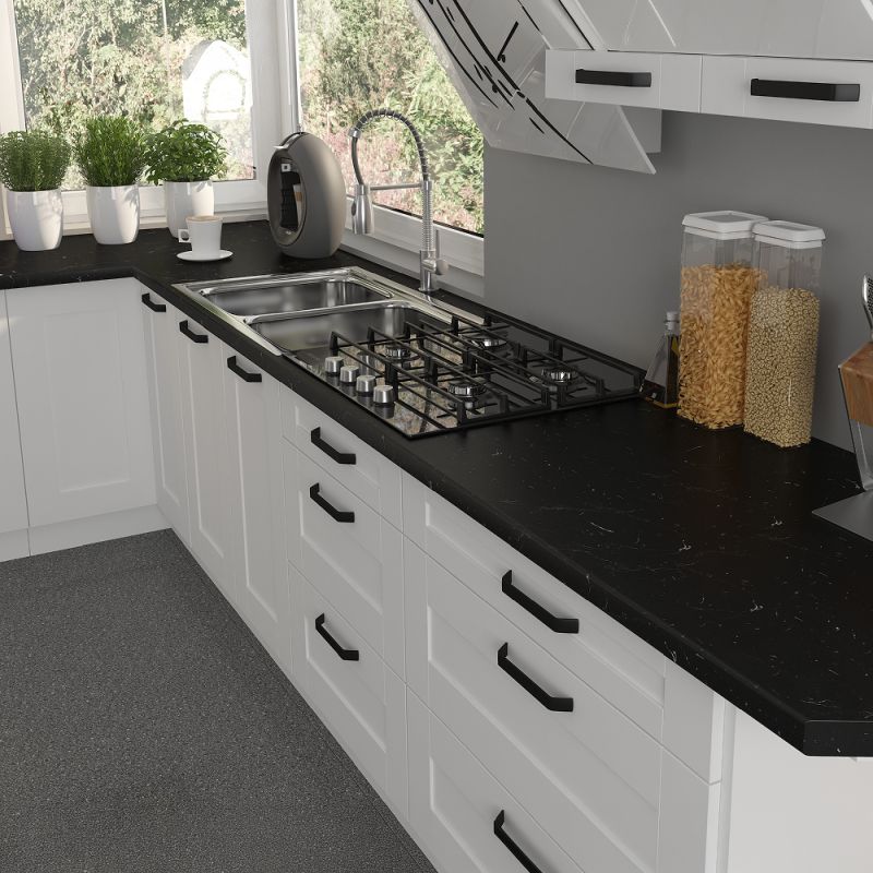 Spodná skrinka, 50cm, biela, LULA 50 D 1F 1S BB
