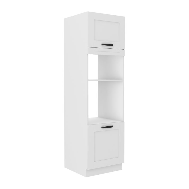 Vysoká skrinka na rúru, 60cm, biela, LULA 60 DPM-210 2F