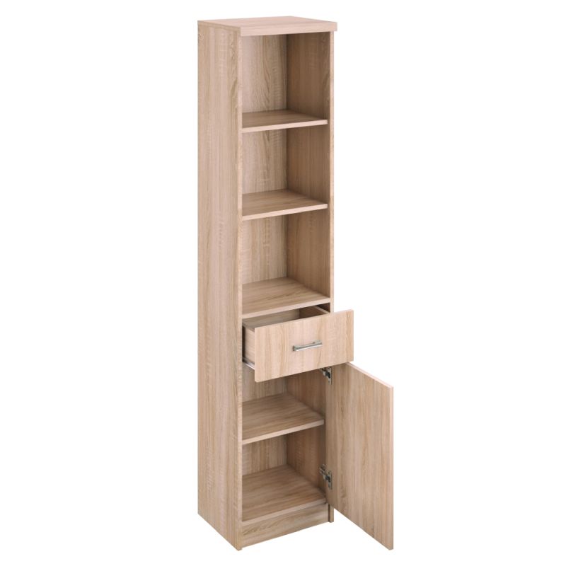 Regál, 40cm, dub sonoma, TOPTY TYP 33 1D1S
