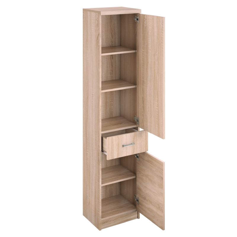 Regál, 40cm, dub sonoma, TOPTY TYP 31 2D1S