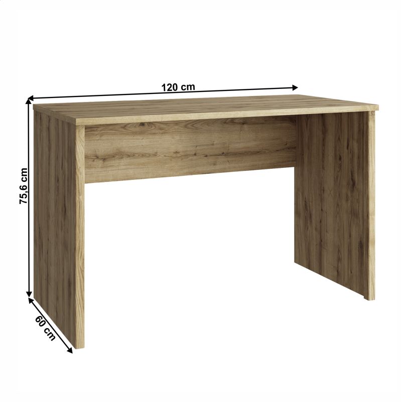 PC stôl, 120x60cm, dub navarra, DORSI