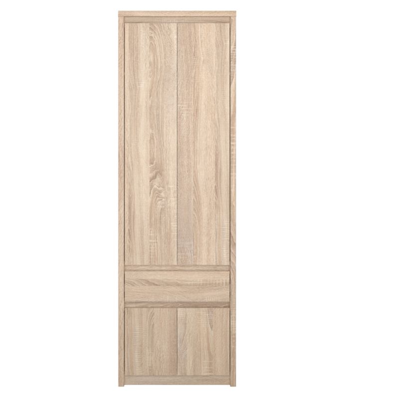 Skriňa, 66cm, kombinovaná, dub sonoma, NORTY TYP 22 4D1S