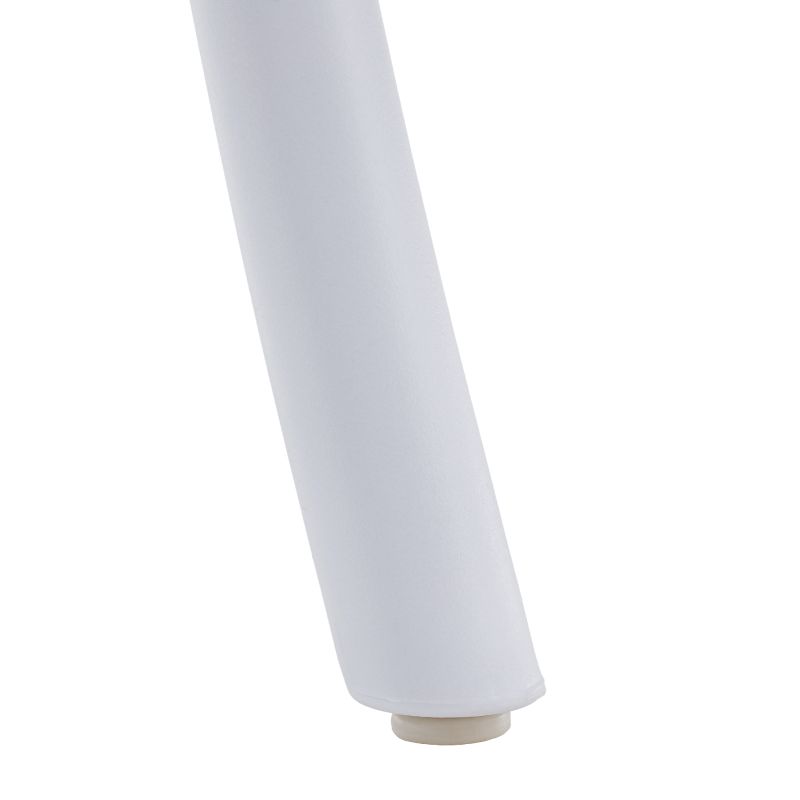 Stohovateľná stolička, biely plast, SAVITO