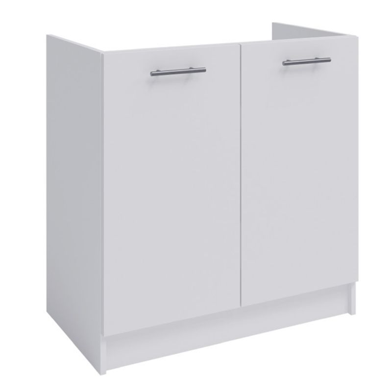 Spodná skrinka drezová, 80cm, biela, FABIANA S-80ZL