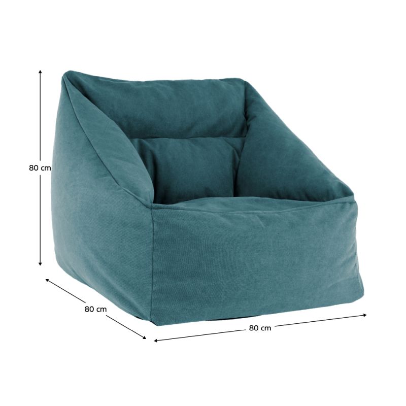 Sedací vak, 80cm, zelená látka, URASON