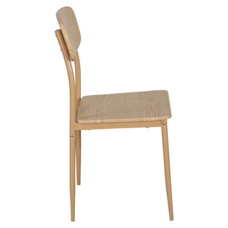 Jedálenský set 1+4, 110x70cm, MDF, dub prírodný, LAMIR