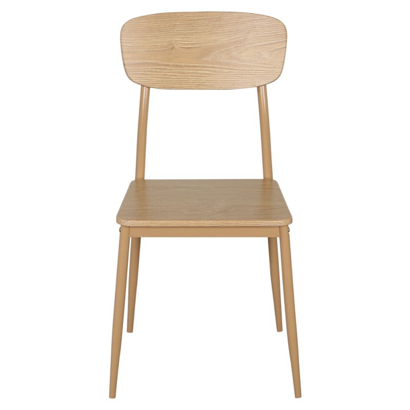 Jedálenský set 1+4, 110x70cm, MDF, dub prírodný, LAMIR