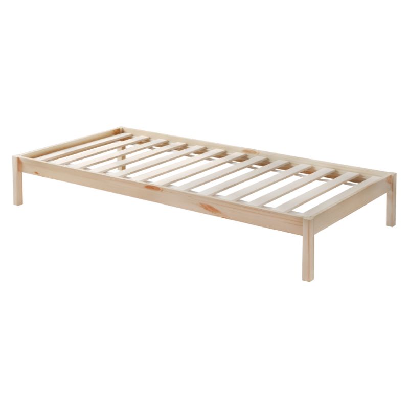 Montessori poschodová posteľ, 90x200, s prístelkou, prírodná, VENITA TYP 1