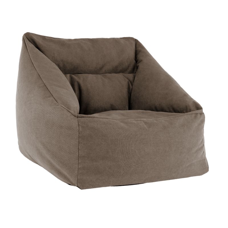Sedací vak, 80cm, hnedá látka, URASON
