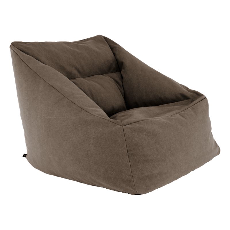 Sedací vak, 80cm, hnedá látka, URASON