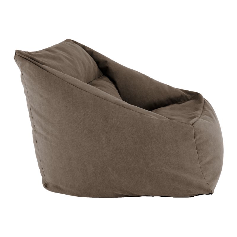 Sedací vak, 80cm, hnedá látka, URASON