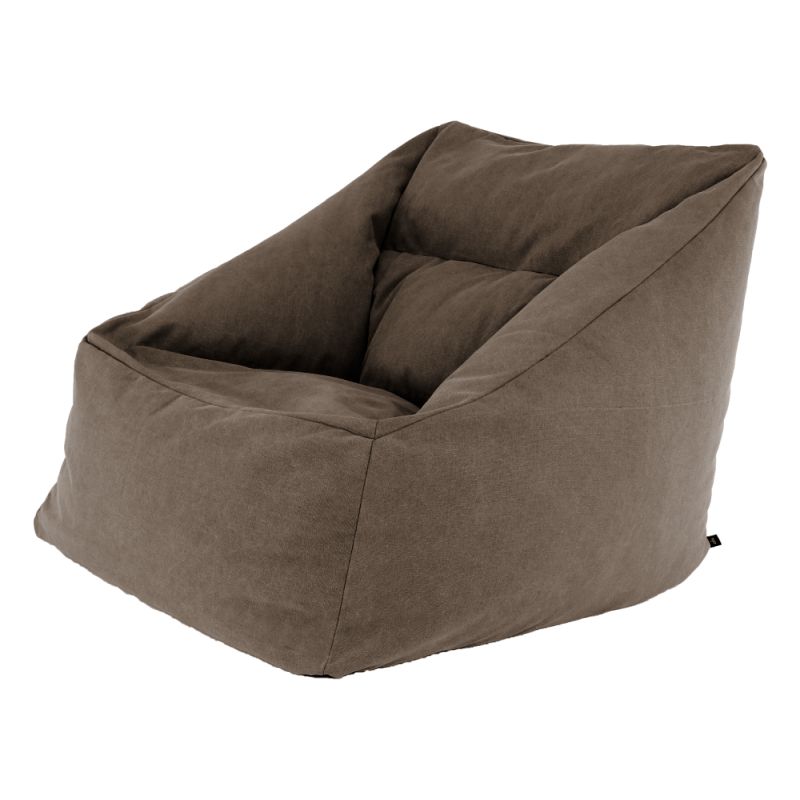 Sedací vak, 80cm, hnedá látka, URASON
