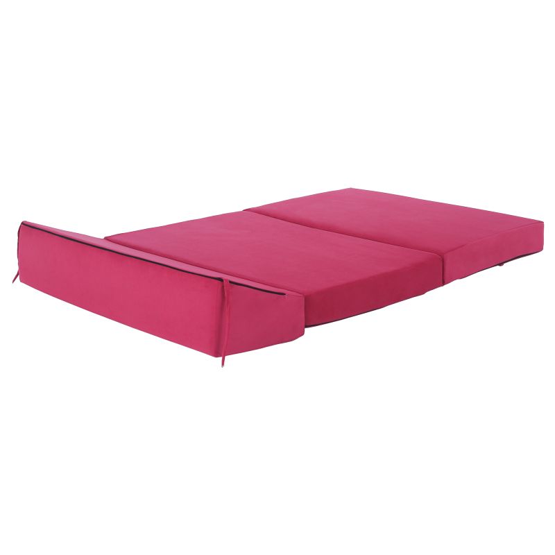Skladací matrac/kreslo, 2v1, ružová magenta, VEDIS