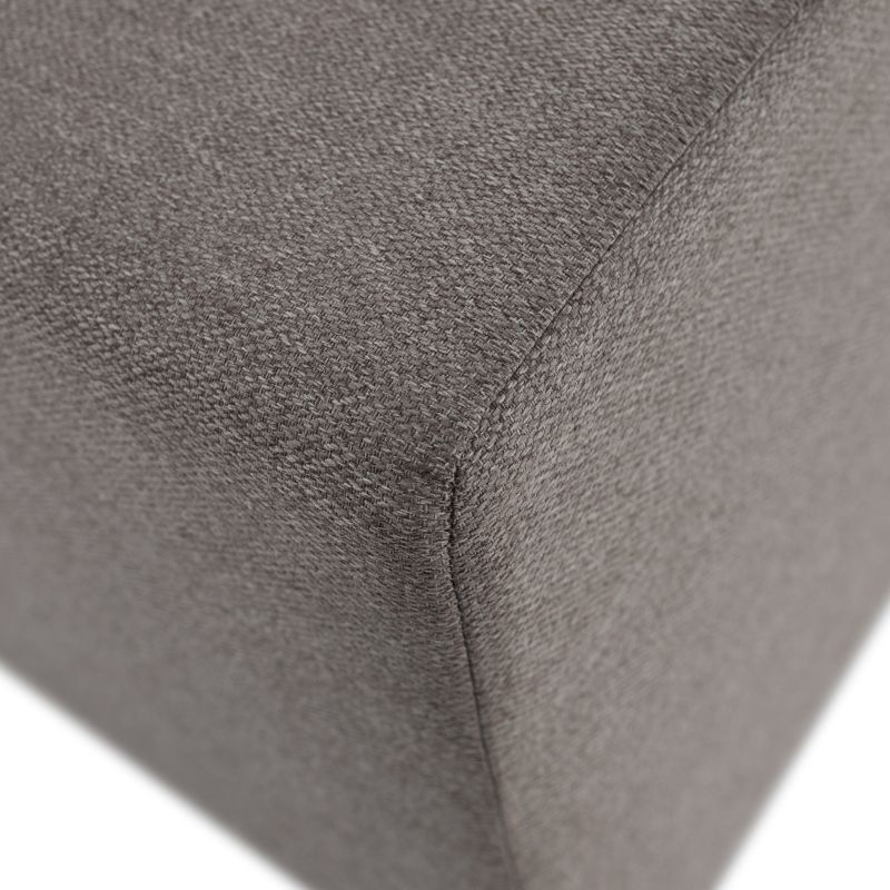 Taburet, 40cm, sivobéžová Taupe látka Twist, REGOR