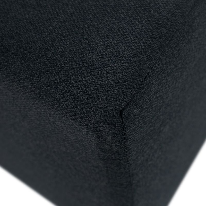 Taburet, 40cm, tmavosivá látka Twist, REGOR