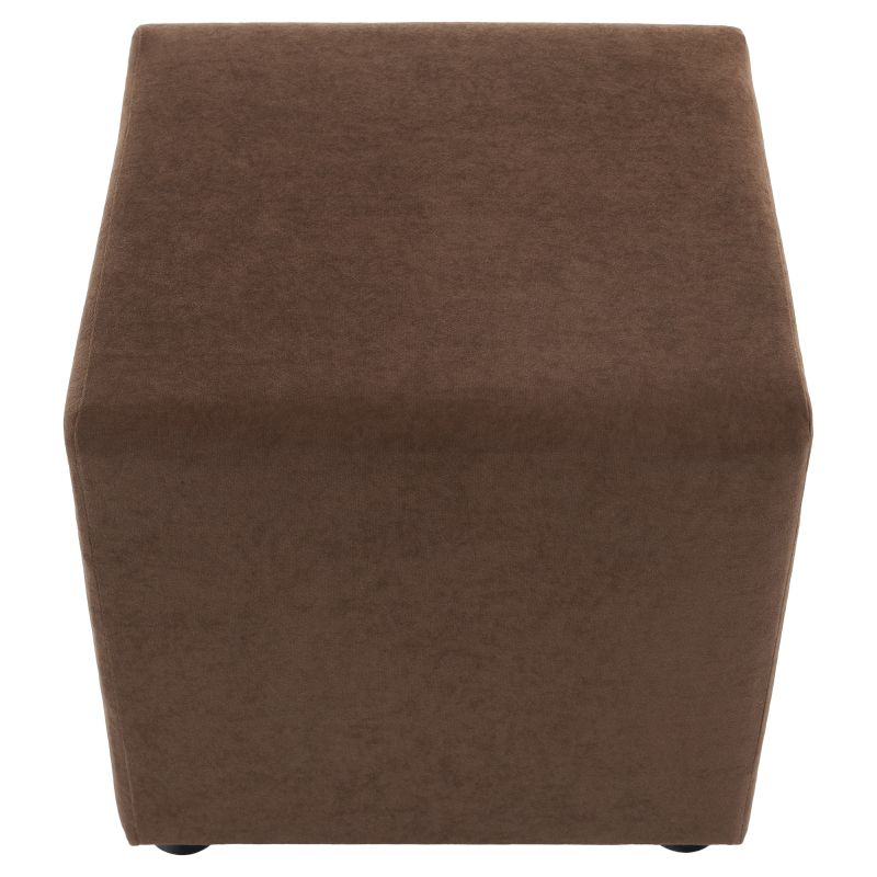 Taburet, 40cm, hnedá látka Alova, REGOR