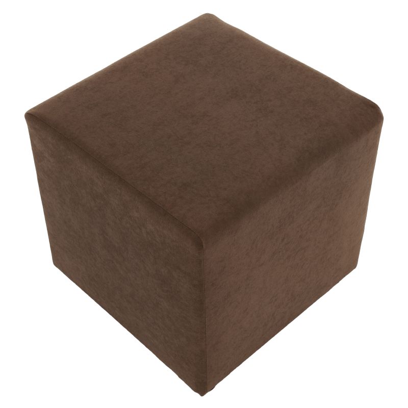 Taburet, 40cm, hnedá látka Alova, REGOR