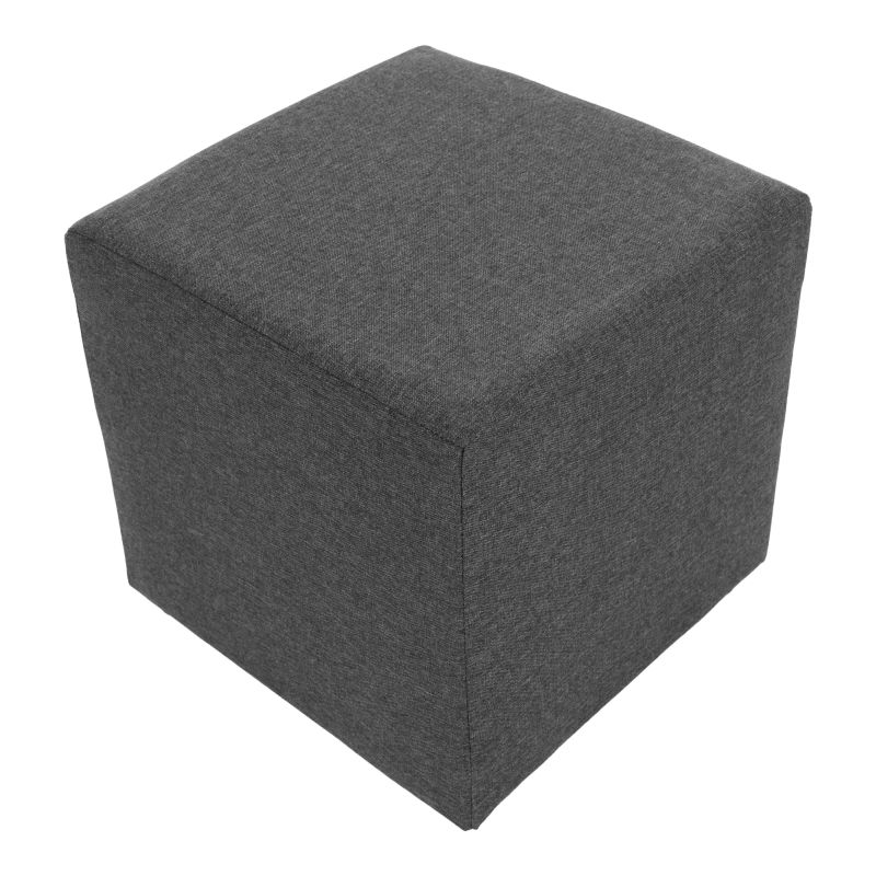 Taburet, 40cm, sivá látka Savana, REGOR
