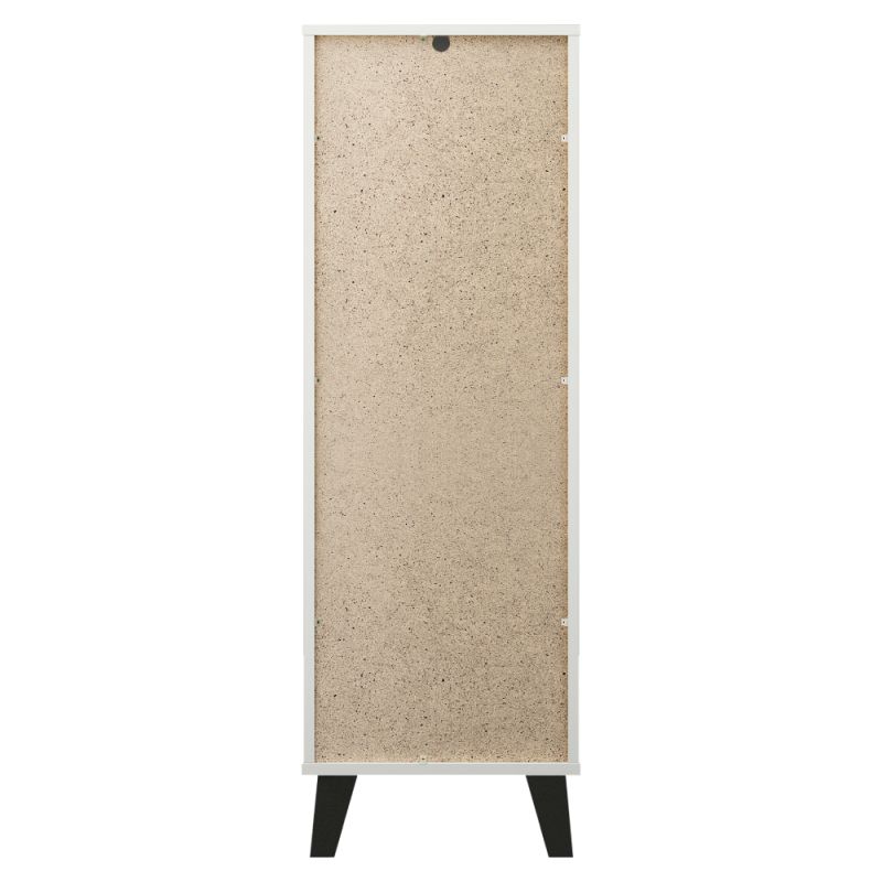 Komoda, 40cm, 5-zásuvková, biela, BOGAN 5S40