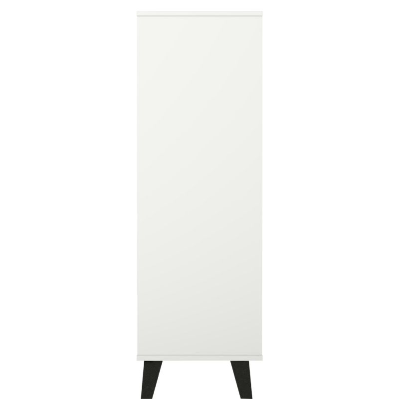Komoda, 40cm, 5-zásuvková, biela, BOGAN 5S40