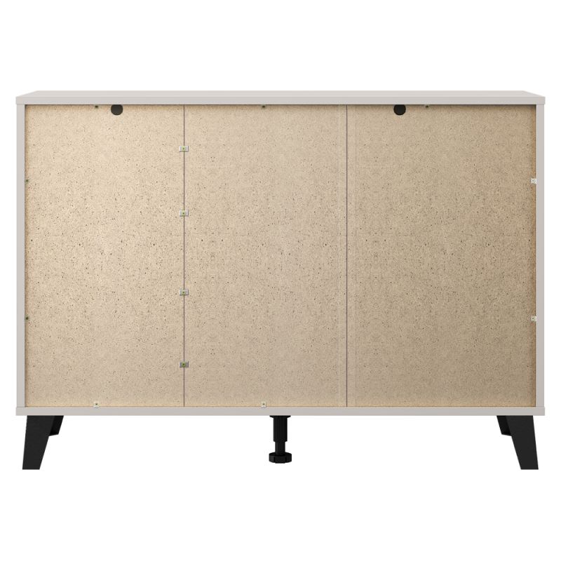 Komoda, 110cm, kombinovaná, kašmír, BOGAN NEW 1D3S