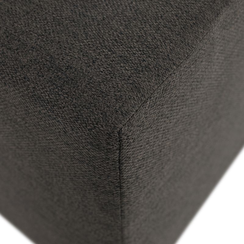 Taburet, 40cm, sivohnedá látka Twist, REGOR