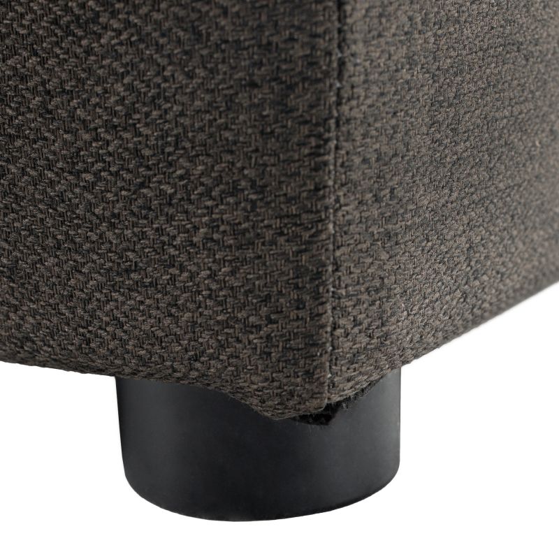 Taburet, 40cm, sivohnedá látka Twist, REGOR