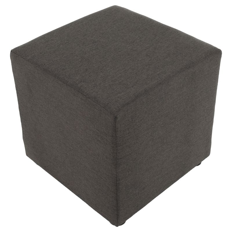 Taburet, 40cm, sivohnedá látka Twist, REGOR
