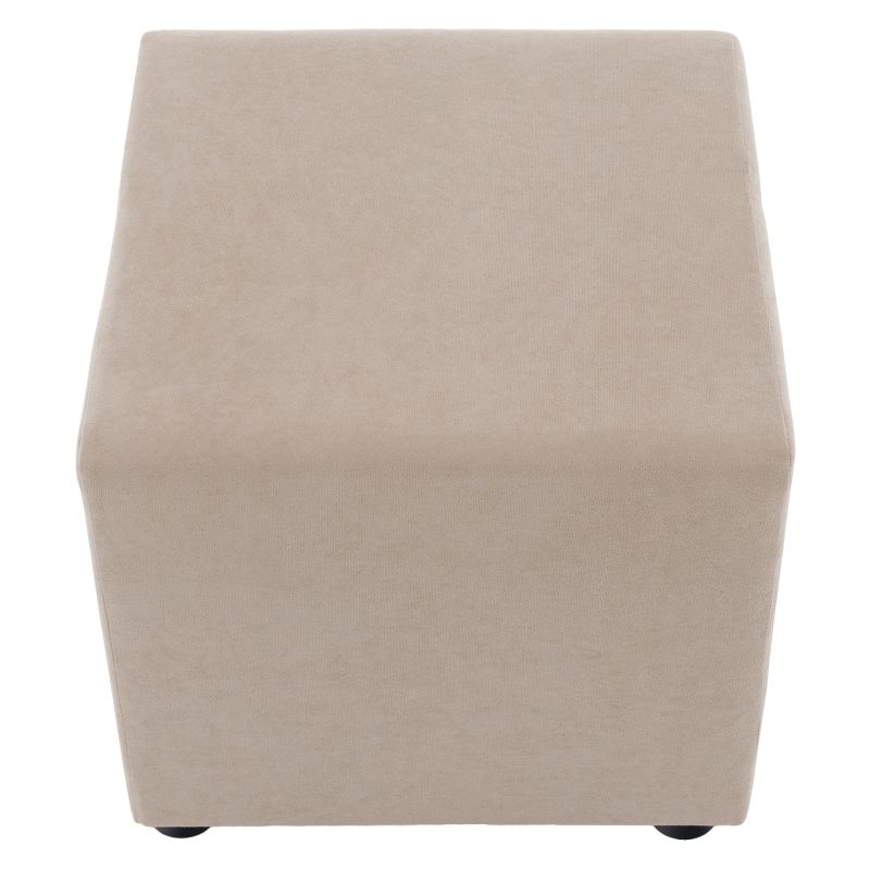 Taburet, 40cm, béžová látka Alova, REGOR