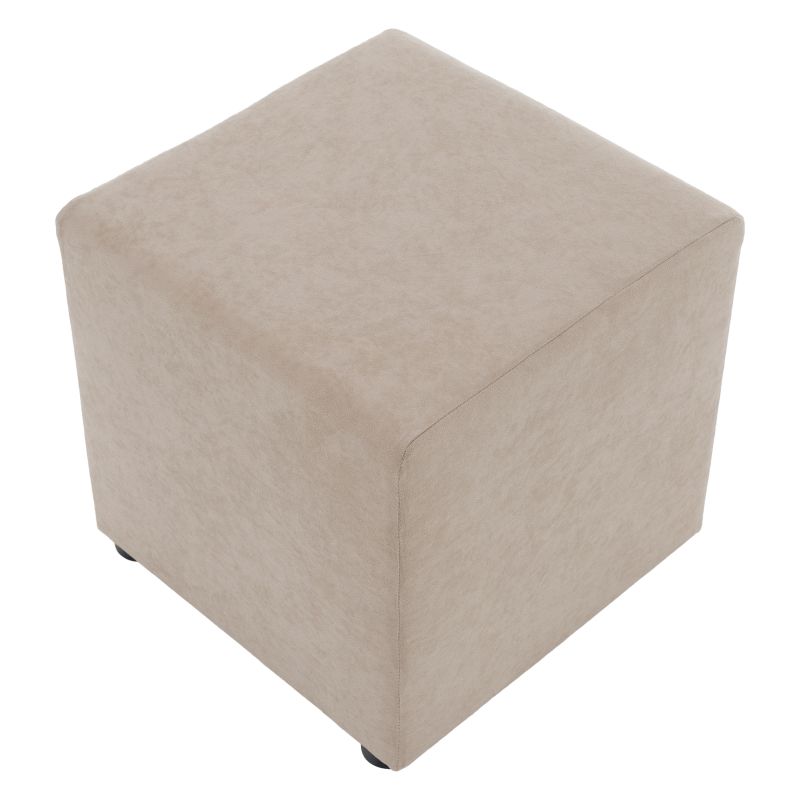 Taburet, 40cm, béžová látka Alova, REGOR