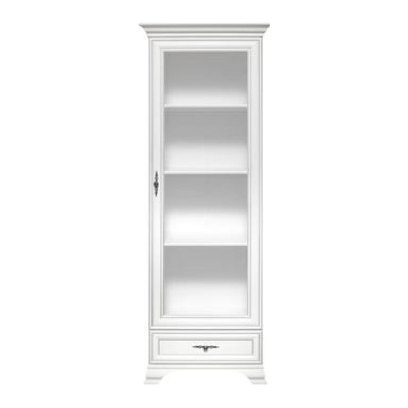 Vitrína, 69cm, alpská biela, KENTAK REG1W1S