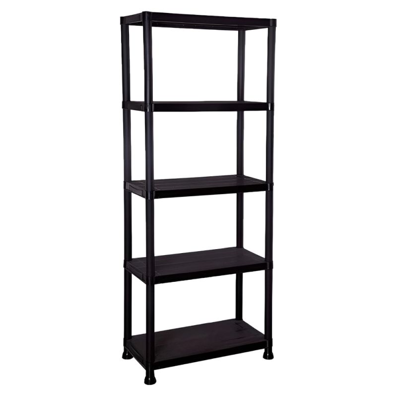 Regál, 60cm, čierny, ROMEN