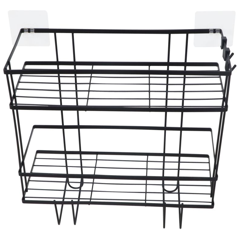 Organizér do kúpelne, 34cm, čierny, SABRINA