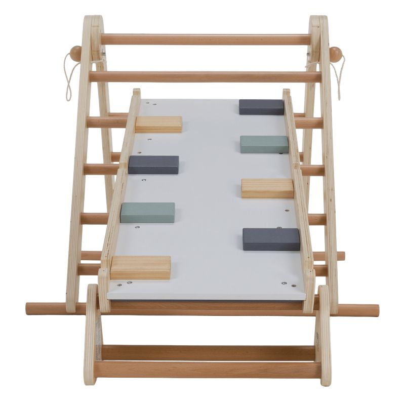 Montessori Piklerovej trojuholník 3v1, prírodný, mix farieb, OPRIN