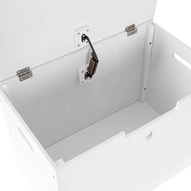 Úložný box na hračky, 60cm, biely, BOLIS