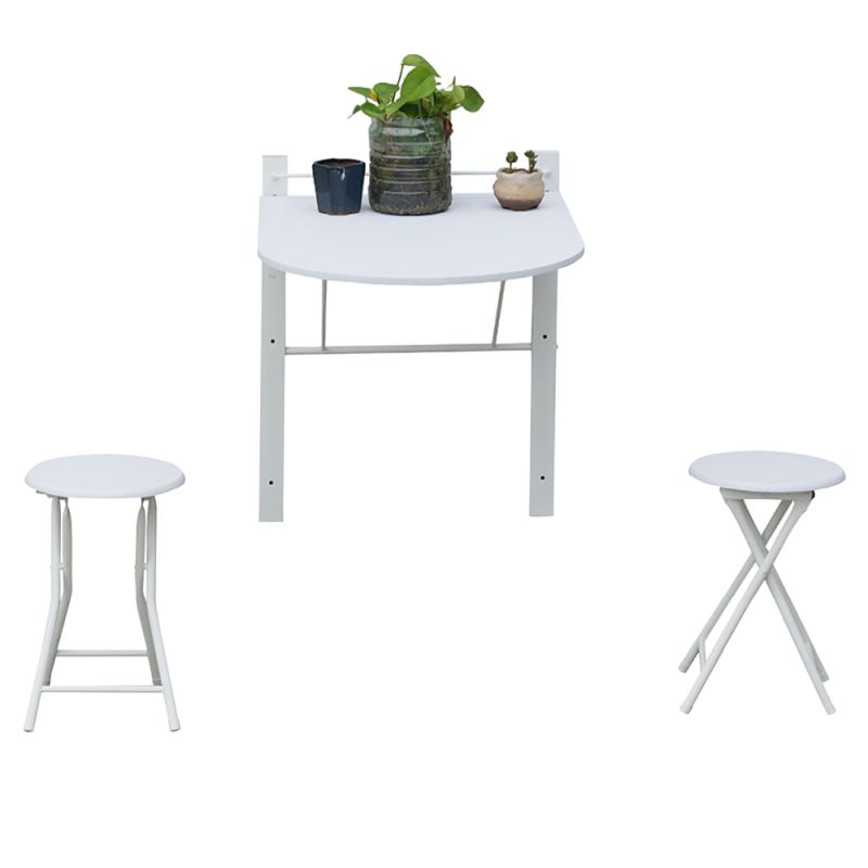 Jedálenský set 1+2, 60x80cm, MDF, biely, AMADEO NEW