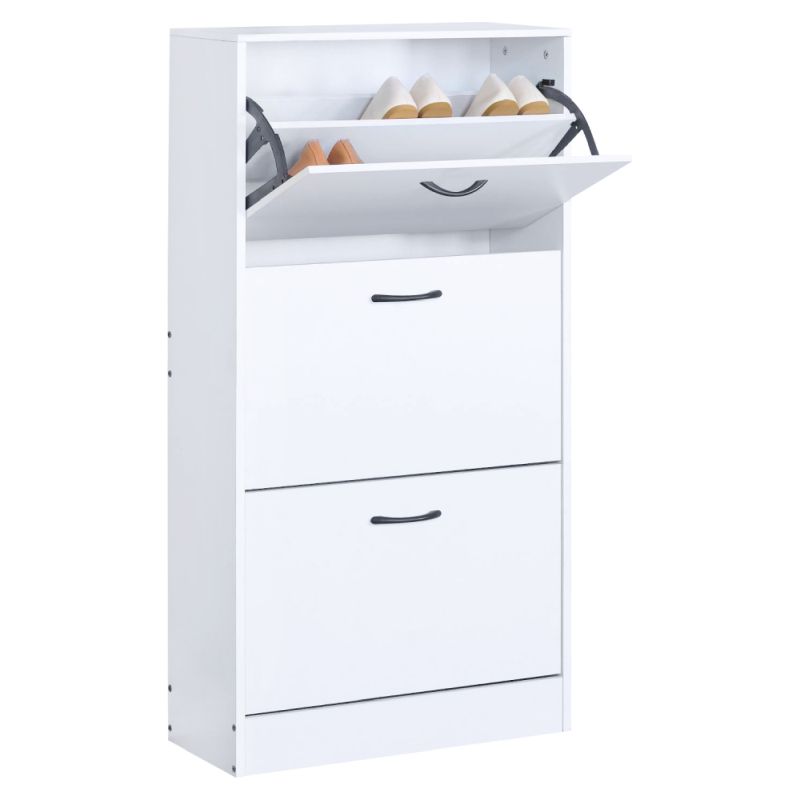 Botník, 60cm, 3-radový, biely, BOTORIA