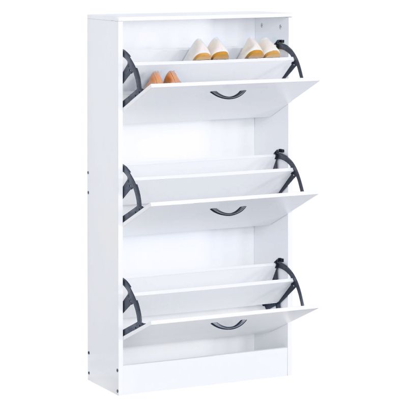 Botník, 60cm, 3-radový, biely, BOTORIA