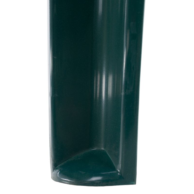 Záhradné stohovateľné kreslo, zelený plast, MEDRO