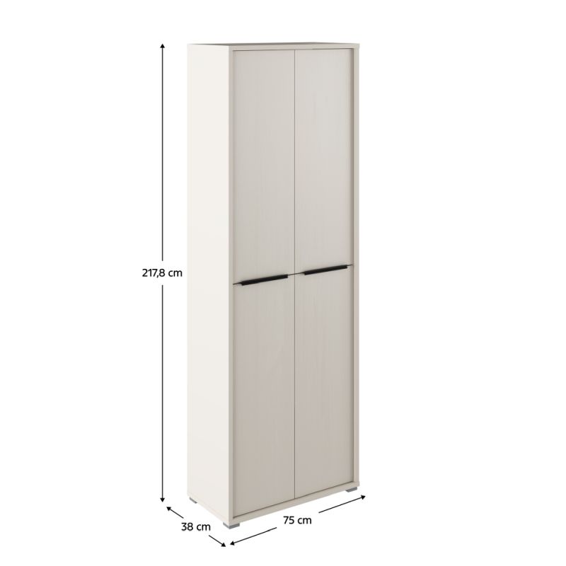 Skriňa, 75cm, policová, kašmír, RIOMA NEW TYP 05